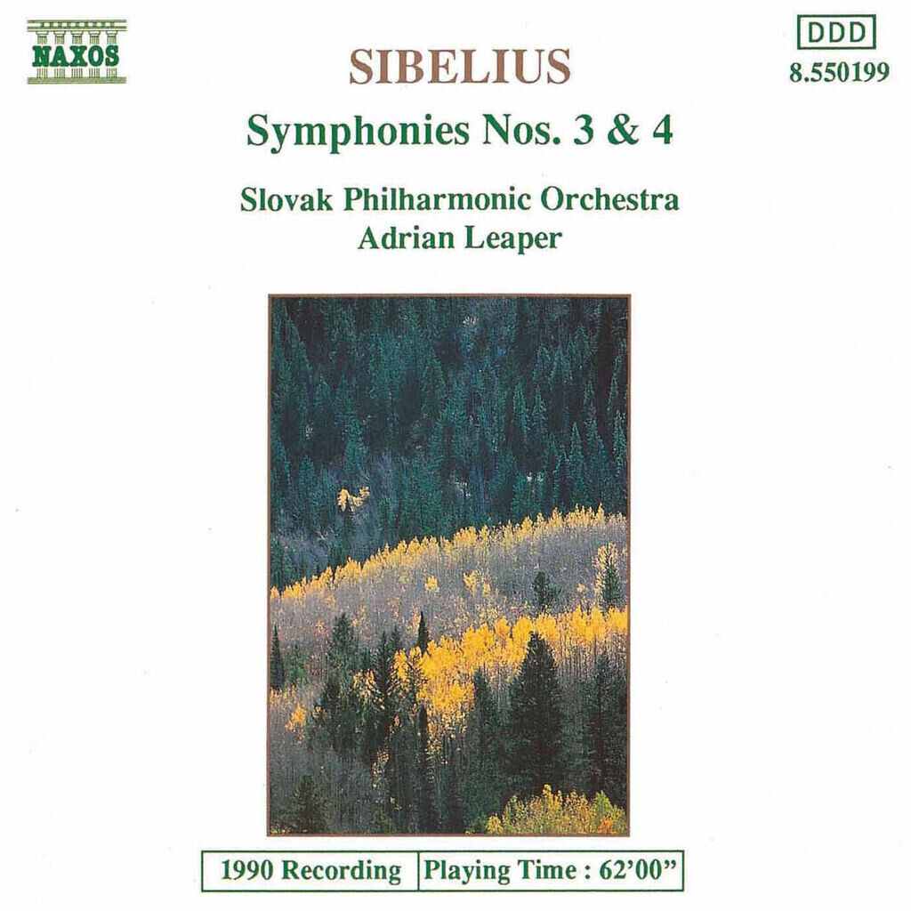 Sibelius: Symphonies Nos. 3 and 4