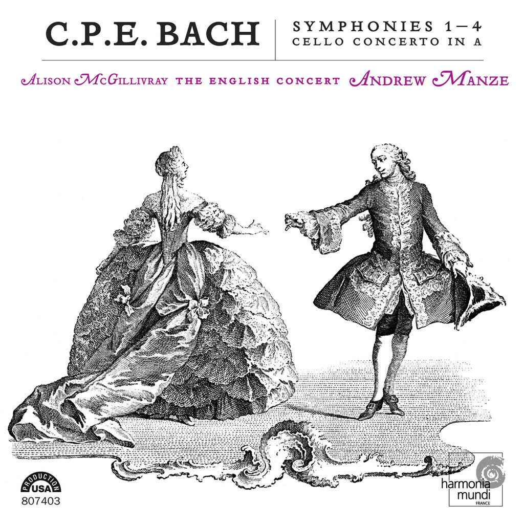 C.P.E.Bach: Symphonies 1-4, Cello Concerto in A