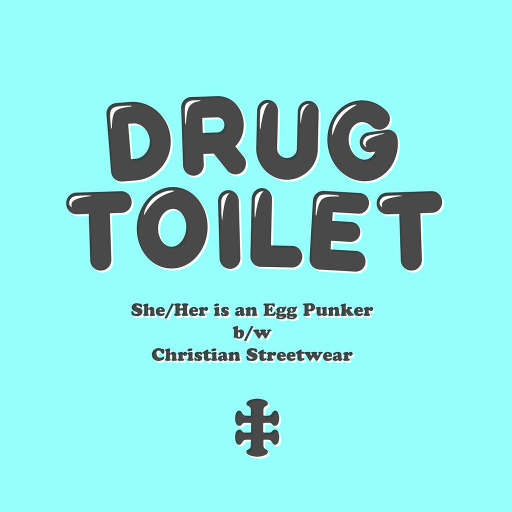 She/Her is an Egg Punker b/w Christian Streetwear