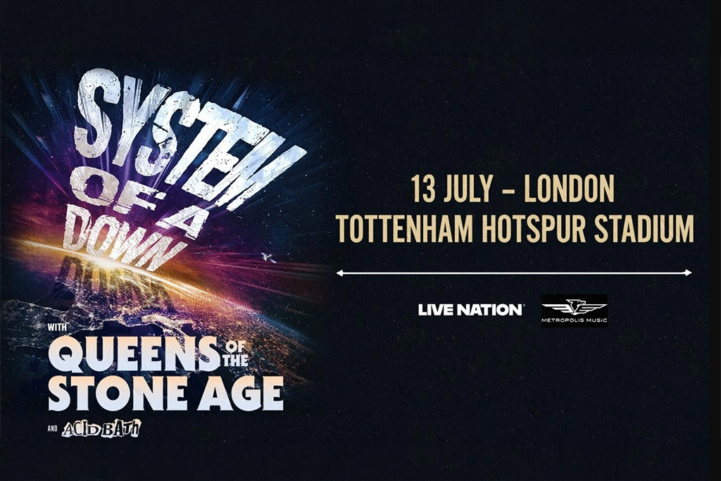 System of a Down : cap sur Londres pour deux nuits historiques à Tottenham Hotspur Stadium