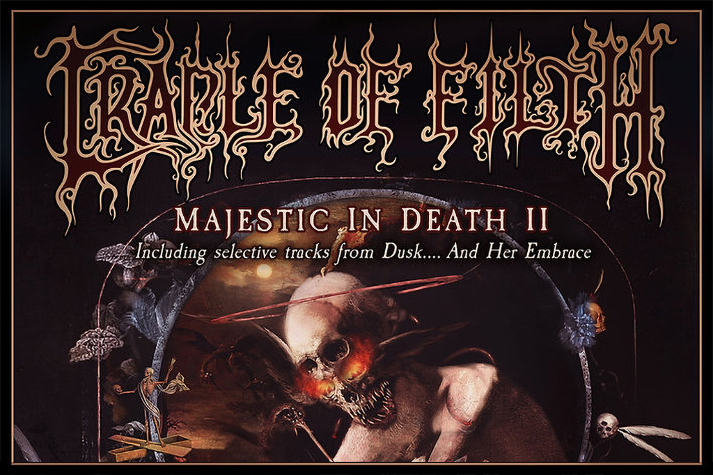 Cradle of Filth annonce « Majestic In Death II », deuxième volet nord-américain avec Moonspell et Worm