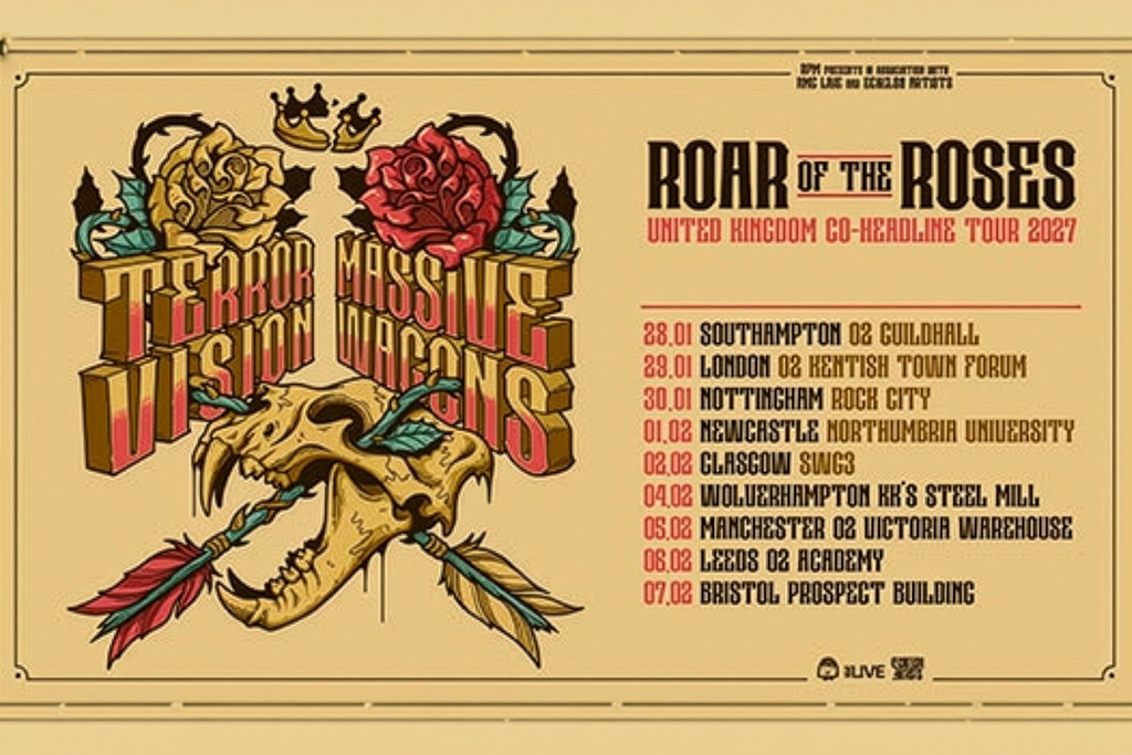 Massive Wagons et Terrorvision annoncent une tournée commune au Royaume-Uni, « The Roar Of The Roses »