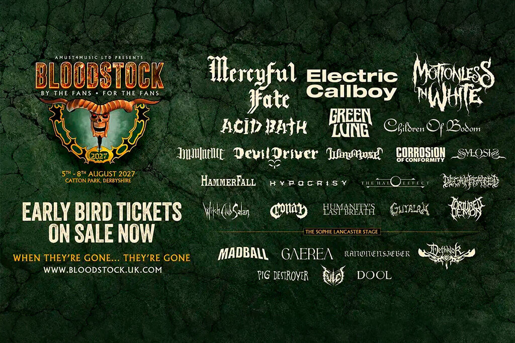 Le Bloodstock Open Air dévoile vingt-sept noms pour 2027, avec Mercyful Fate, Electric Callboy et Motionless In White en têtes d'affiche