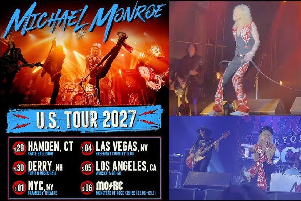Michael Monroe annonce une tournée américaine pour le printemps 2027
