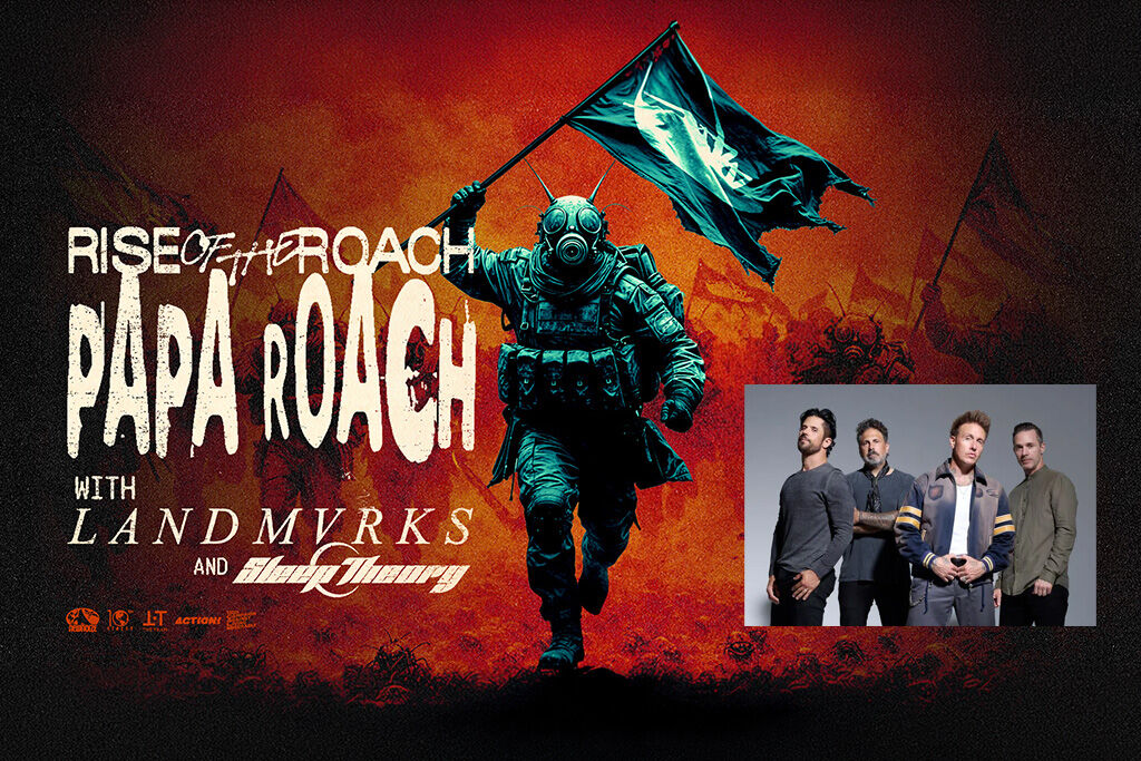 Papa Roach lance sa tournée européenne « Rise of the Roach »