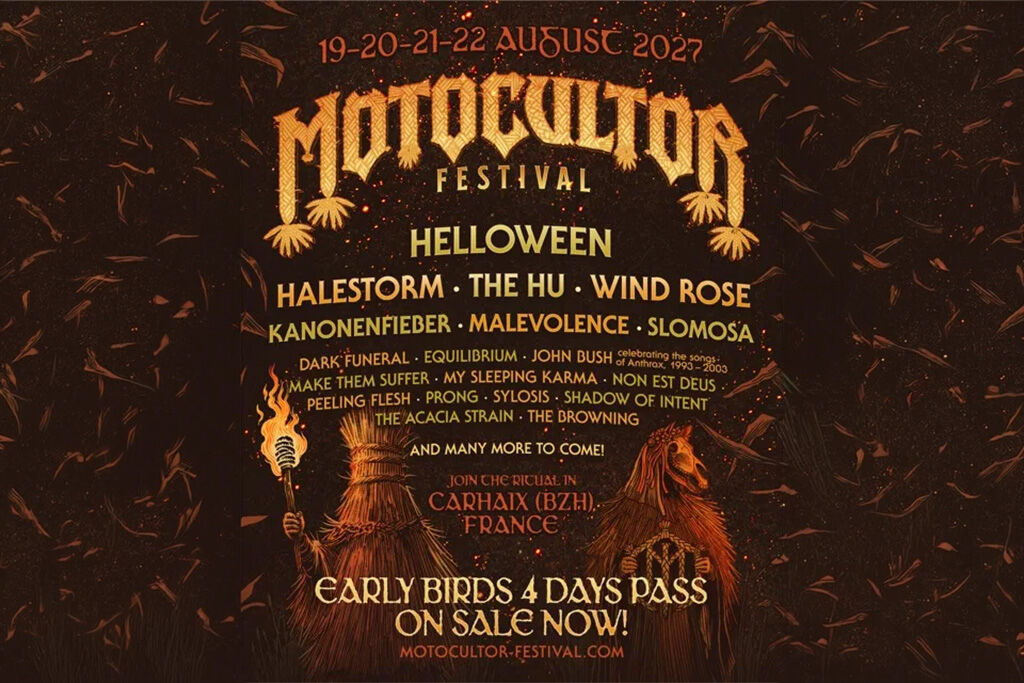 Motocultor 2027 : Helloween, Halestorm et The Hu emmènent les premiers noms