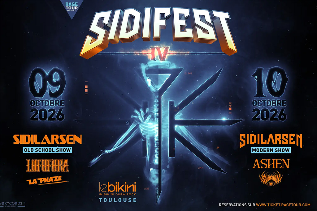Sidifest 2026 : Sidilarsen joue deux soirs au Bikini, avec Lofofora, La Phaze, Ashen et Sunborn