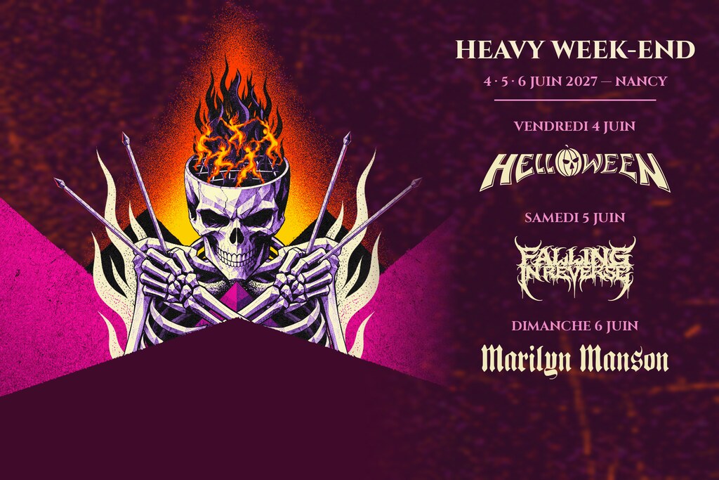 Heavy Weekend 2027 : Helloween, Falling In Reverse et Marilyn Manson en têtes d'affiche à Nancy